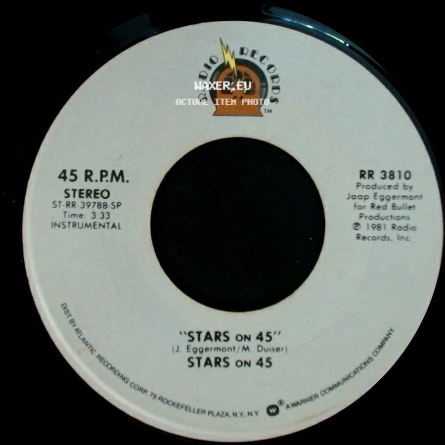Stars On 45 - Stars On 45 / Unknown Title B side A