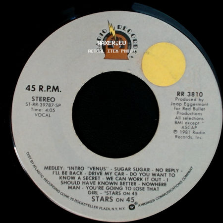 Stars On 45 - Stars On 45 / Unknown Title B side B