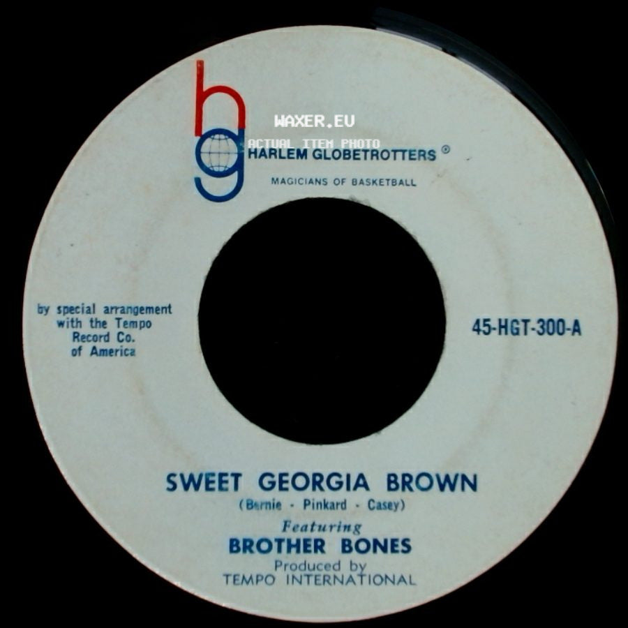 Harlem Globetrotters - Black Eyed Susan Brown / Sweet Georgia Brown side B