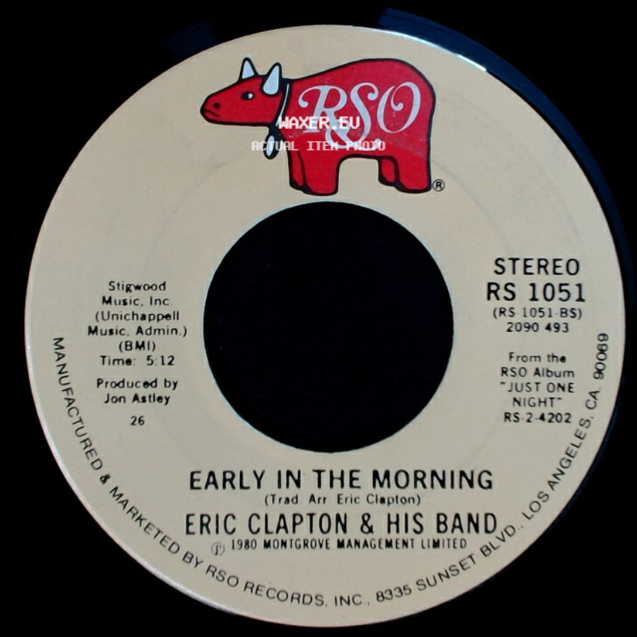 Eric Clapton & His Band - Blues Power / Early In The Morning side B