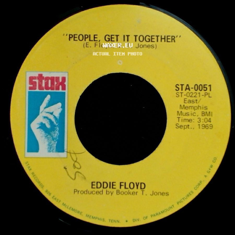 Eddie Floyd - Why Is The Wine Sweeter (On The Other Side) / People, Get It Together side B