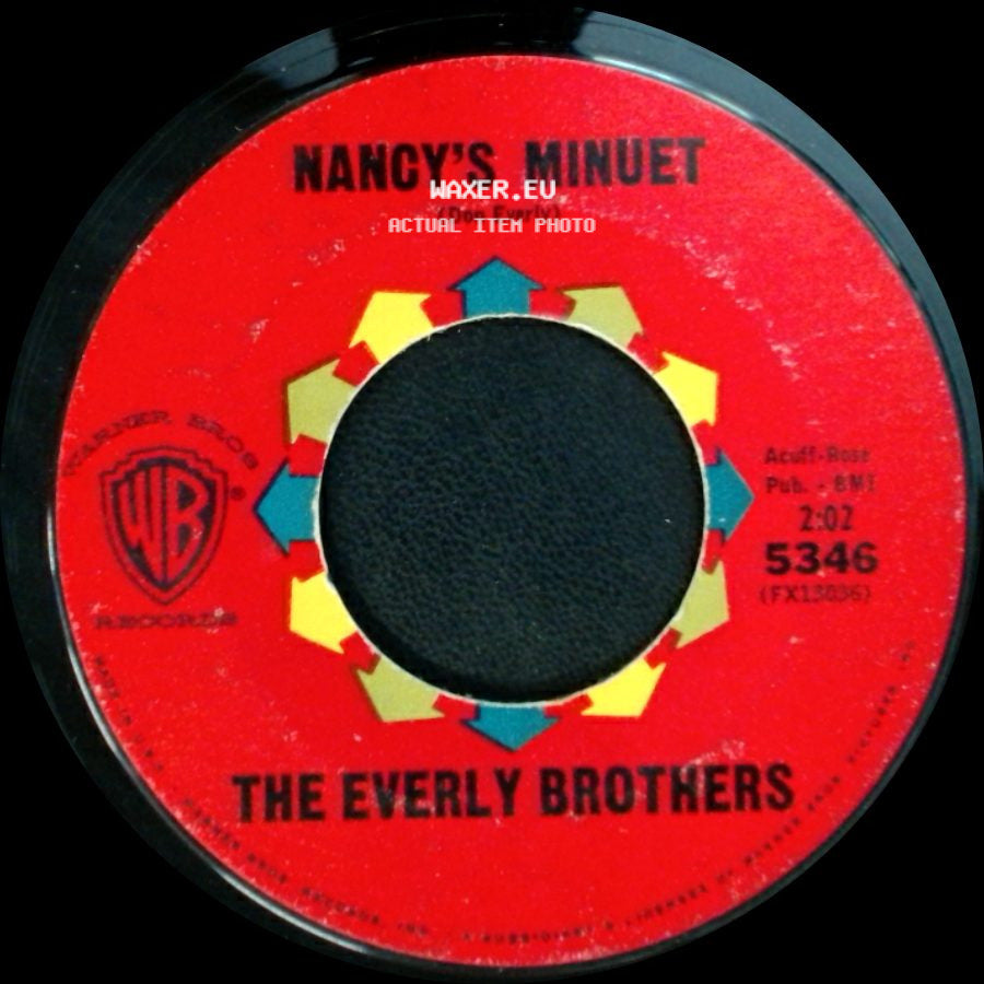 The Everly Brothers - So It Always Will Be / Nancy's Minuet side B