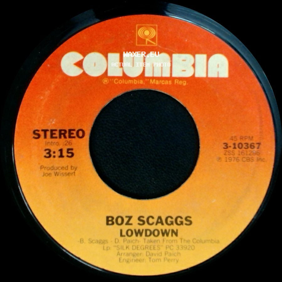 Boz Scaggs - Lowdown / Harbor Lights side A