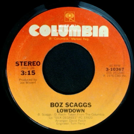 Boz Scaggs - Lowdown / Harbor Lights side A