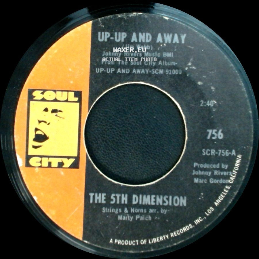 The 5Th Dimension - Which Way To Nowhere / Up-Up And Away side B