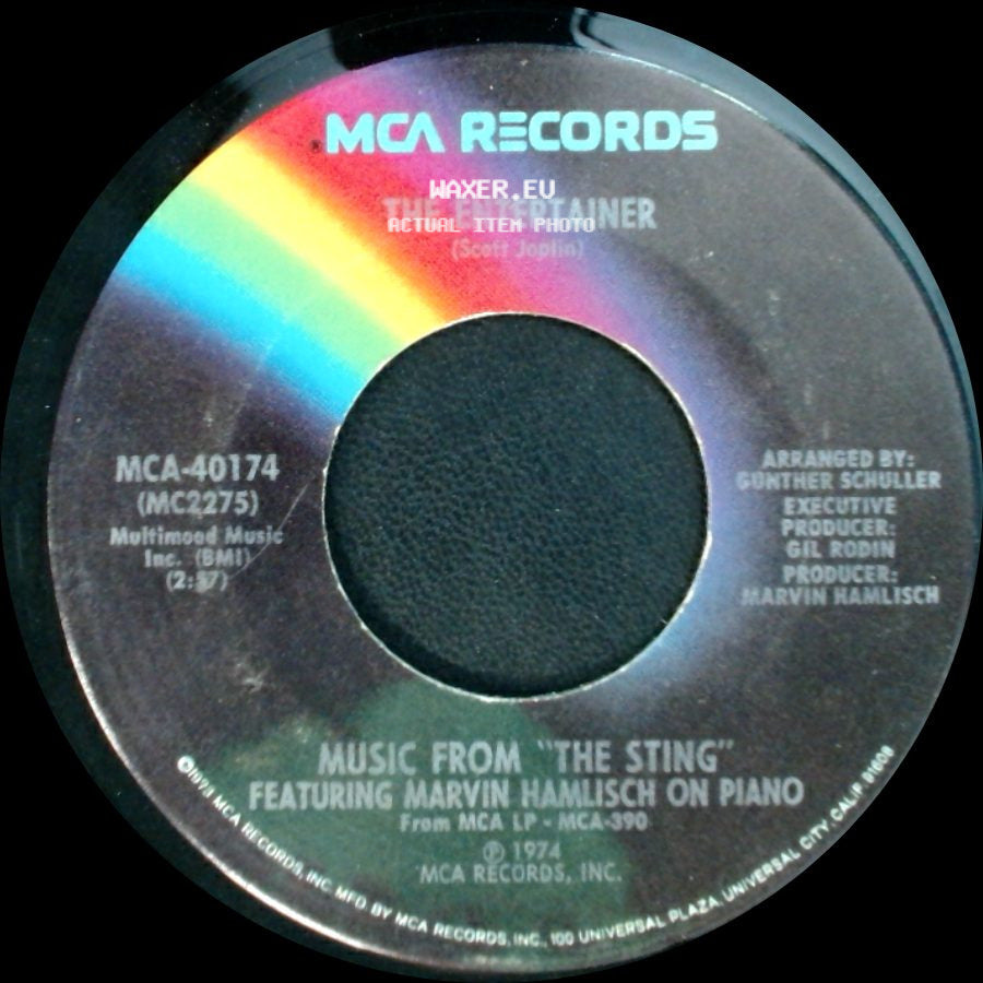 Marvin Hamlisch / Solace - The Entertainer / Music From "The Sting" Featuring Marvin Hamlisch On Piano side A