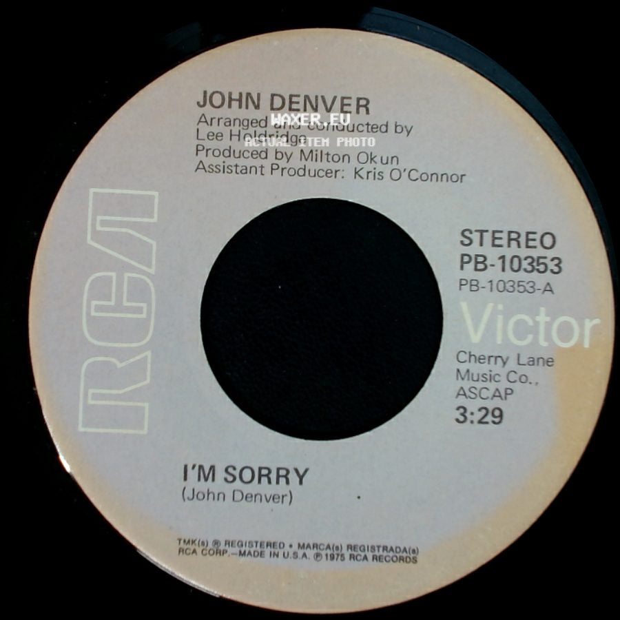 John Denver - Calypso / I'm Sorry side B