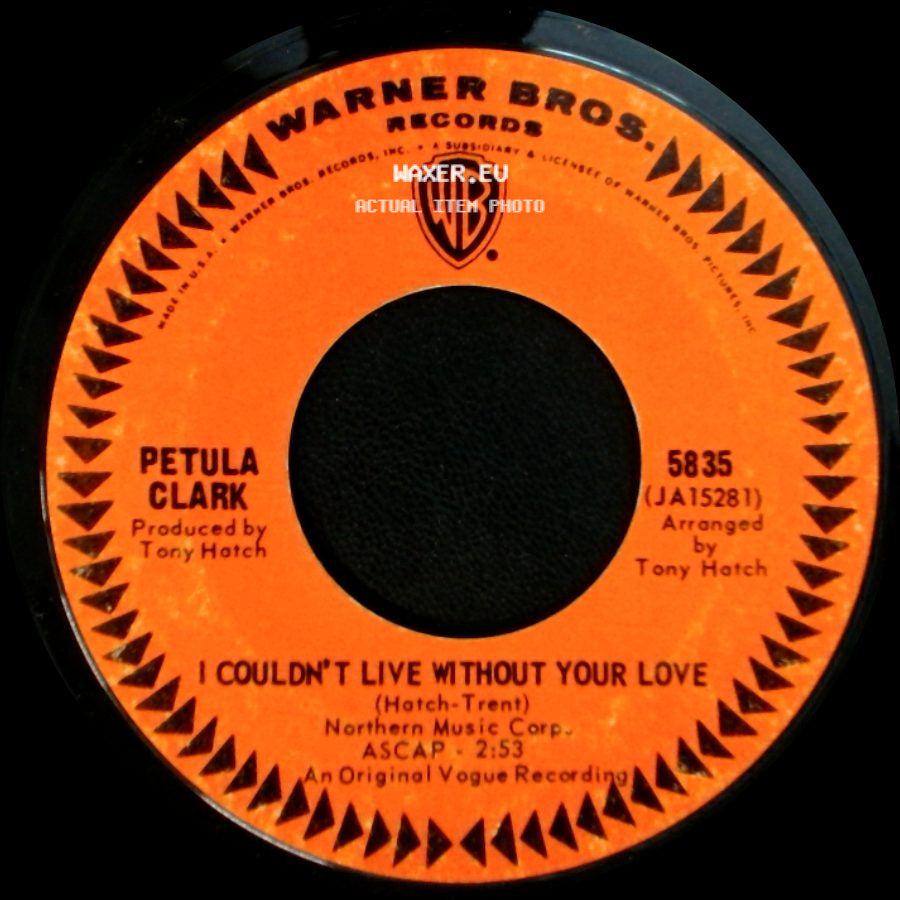 Petula Clark - Your Way Of Life / I Couldn't Live Without Your Love side B