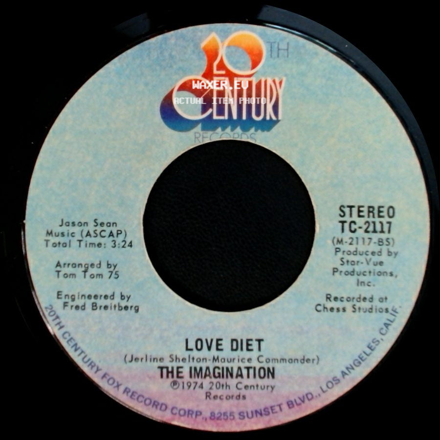 The Imagination - There's Another On Your Mind / Love Diet side B