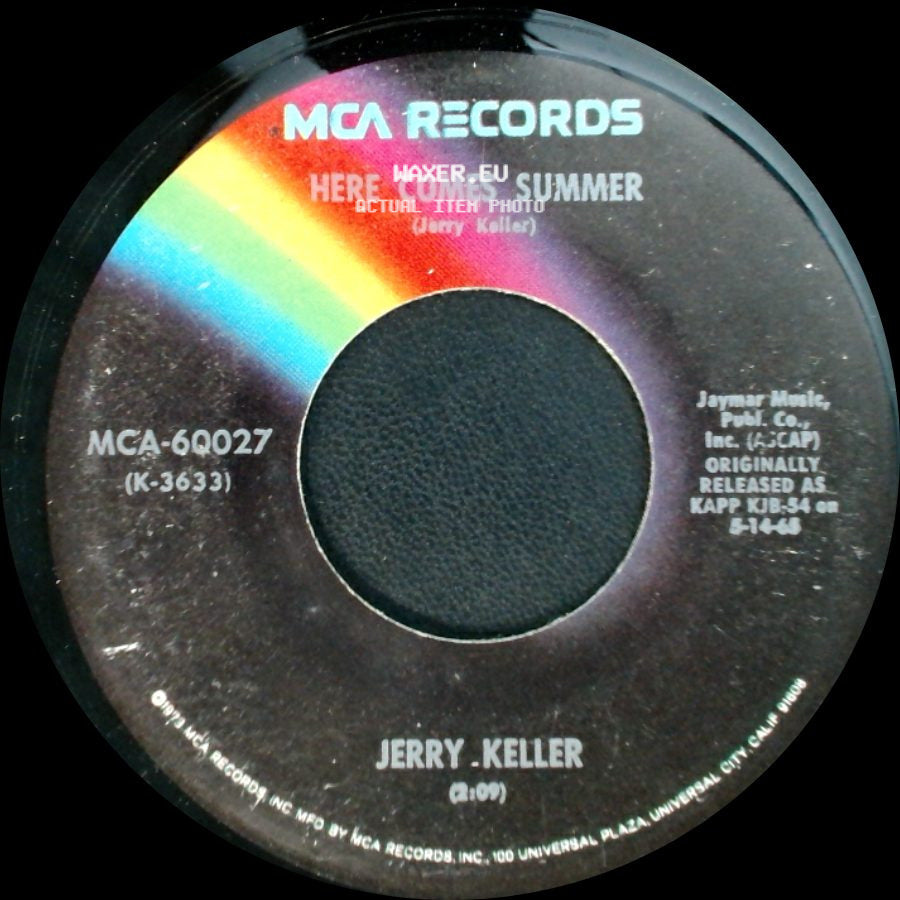 Jerry Keller / Brian Hyland - Here Comes Summer / Itsy Bitsy Teenie Weenie Yellow Polkadot Bikini side A