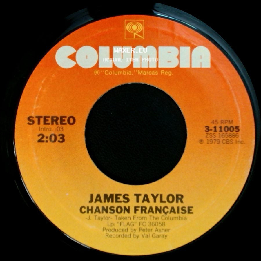 James Taylor - Up On The Roof / Chanson Francaise side B