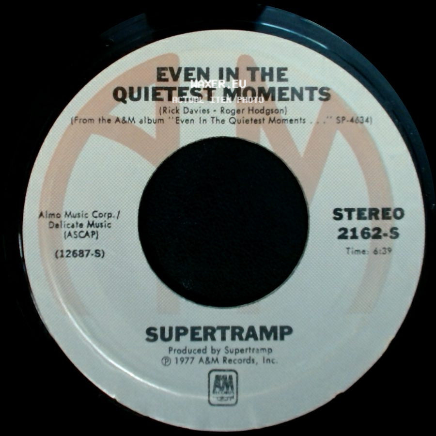 Supertramp - Even In The Quietest Moments / Goodbye Stranger side A