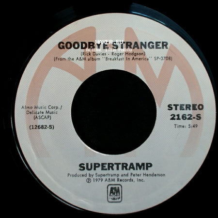 Supertramp - Even In The Quietest Moments / Goodbye Stranger side B