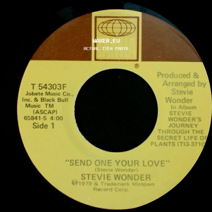Stevie Wonder - Send One Your Love / Send One Your Love (Instrumental) side A