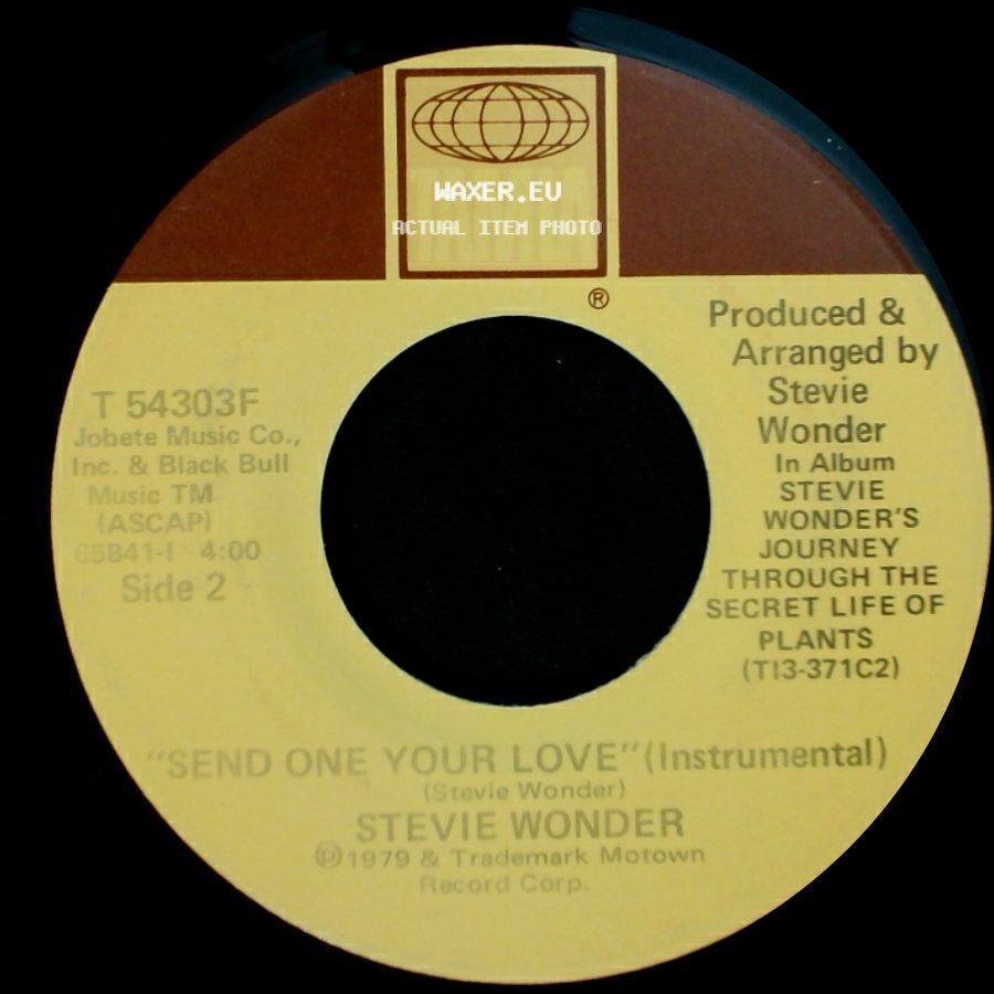 Stevie Wonder - Send One Your Love / Send One Your Love (Instrumental) side B