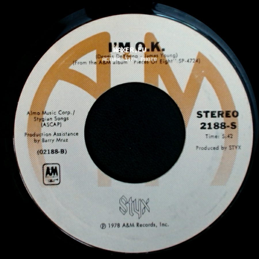 Styx - I'm O.K. / Babe side A