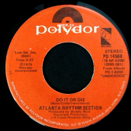 Atlanta Rhythm Section - Do It Or Die / My Song side A