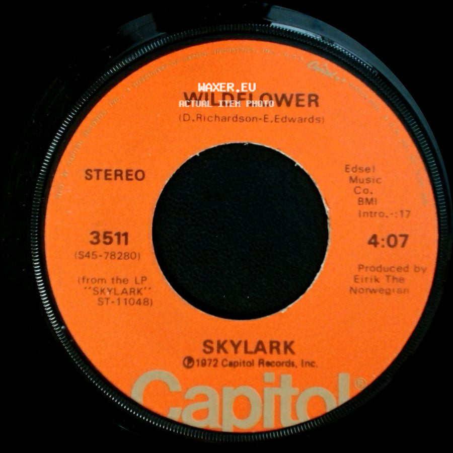 Skylark - The Writing's On The Wall / Wildflower side B