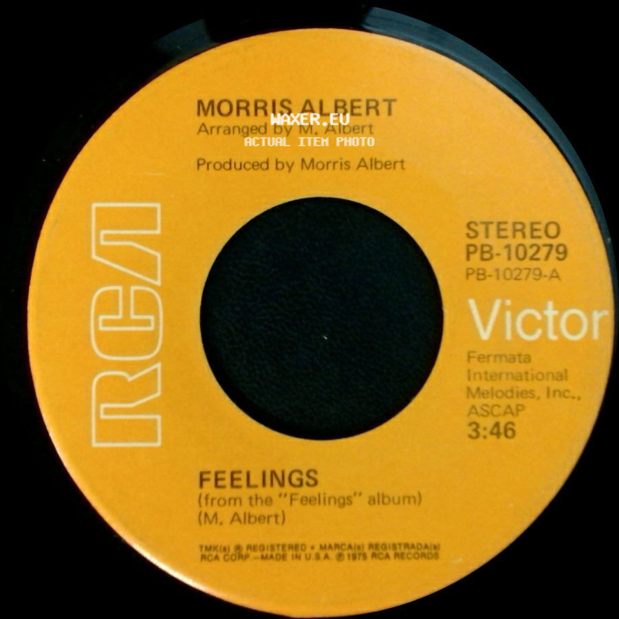 Morris Albert - Feelings / This World Today Is A Mess side A