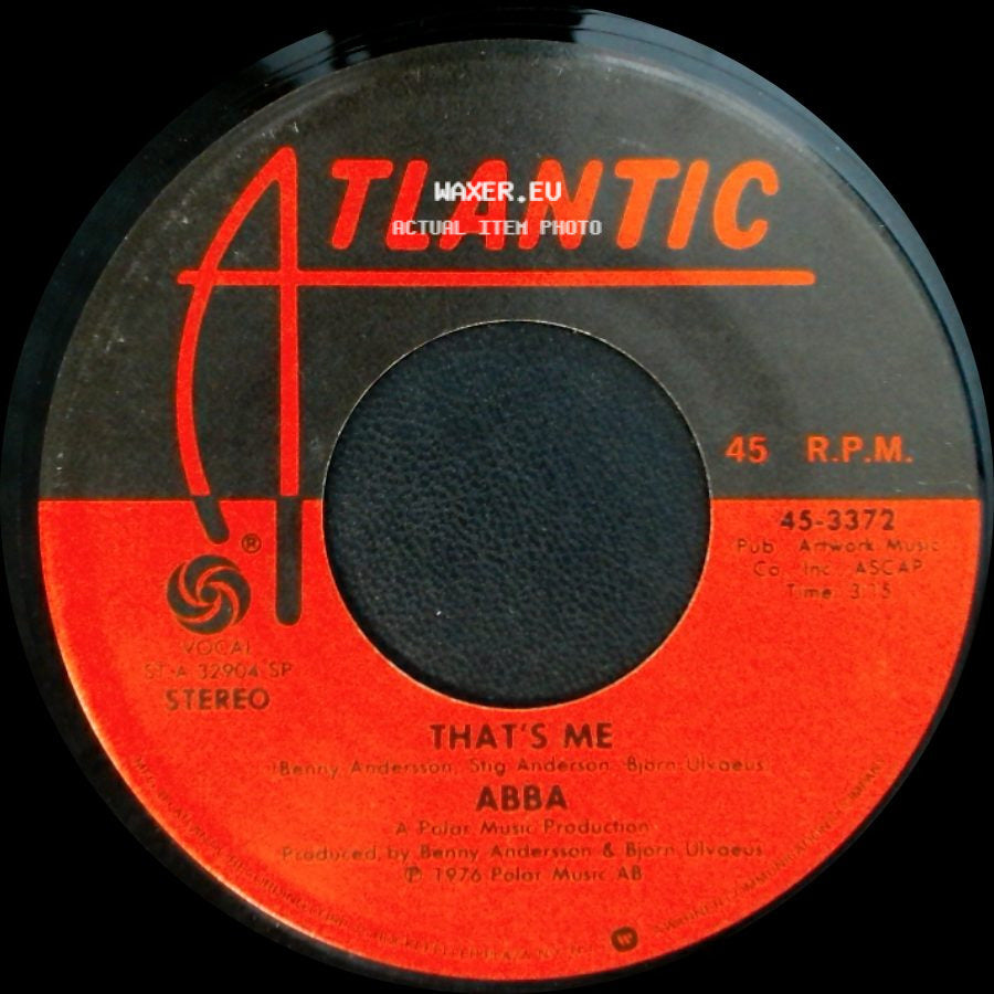 Abba - Dancing Queen / That's Me side B