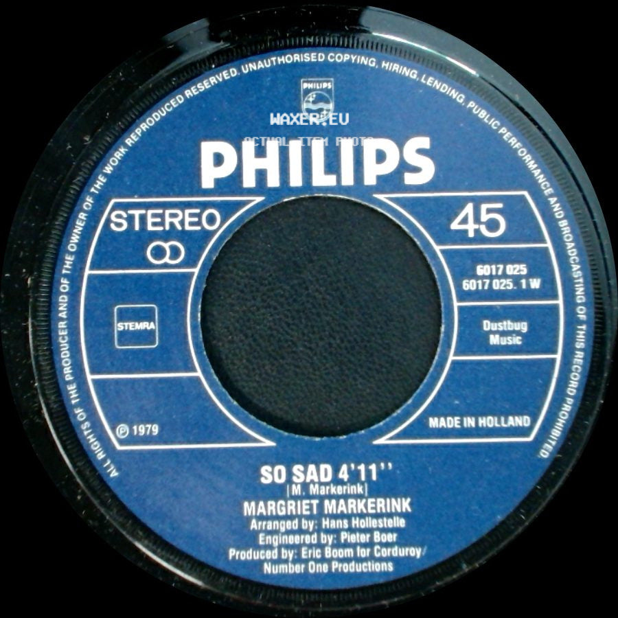 Margriet Markerink - So Sad 4'11'' / Iko side A