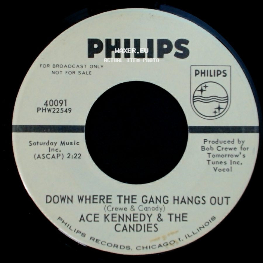 Ace Kennedy & The Candies - Down Where The Gang Hangs Out / Tel-A-Woman side A
