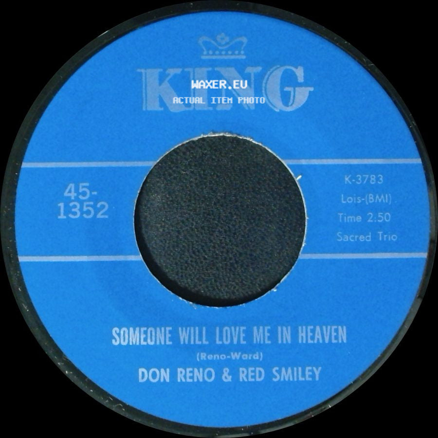 Don Reno & Red Smiley - Tree Of Life / Someone Will Love Me In Heaven side B