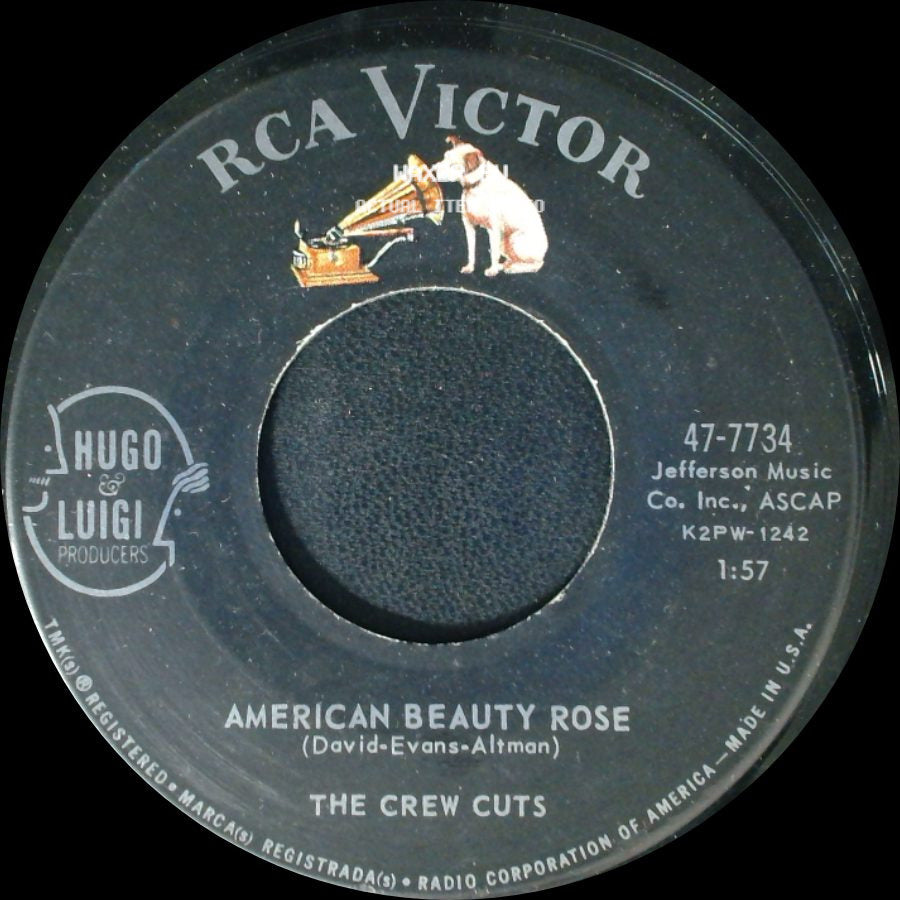 The Crew Cuts - American Beauty Rose / The Shrine On Top Of The Hill side A