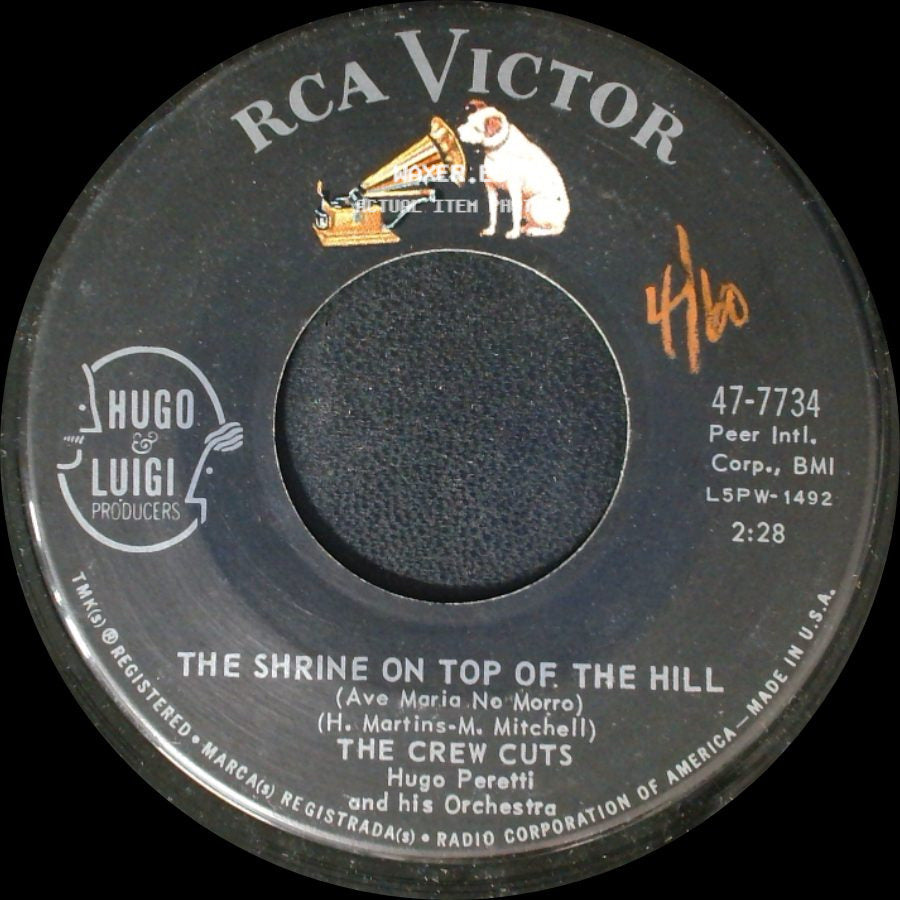 The Crew Cuts - American Beauty Rose / The Shrine On Top Of The Hill side B