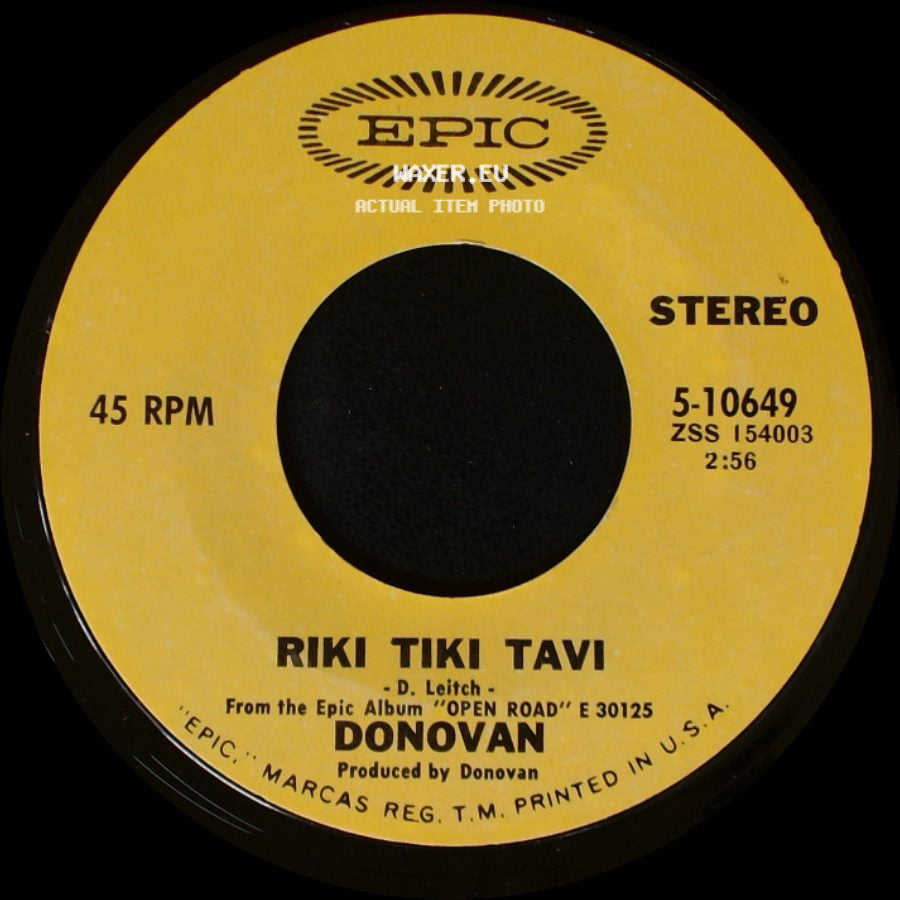 Donovan - Riki Tiki Tavi / Roots Of Oak side A
