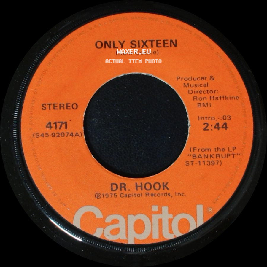 Dr. Hook - Only Sixteen / Let Me Be Your Lover side A