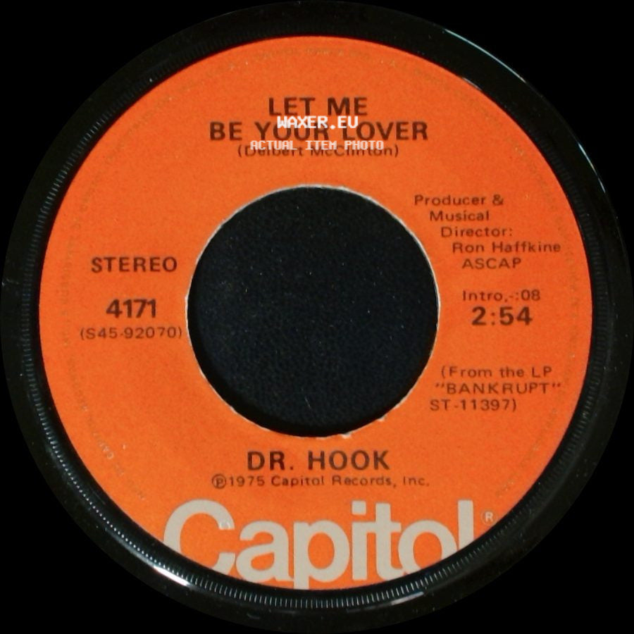 Dr. Hook - Only Sixteen / Let Me Be Your Lover side B