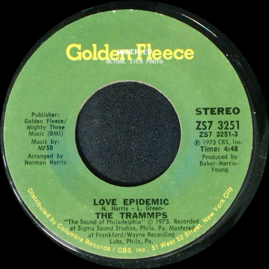 The Trammpps - Love Epidemic / I Know That Feeling side A
