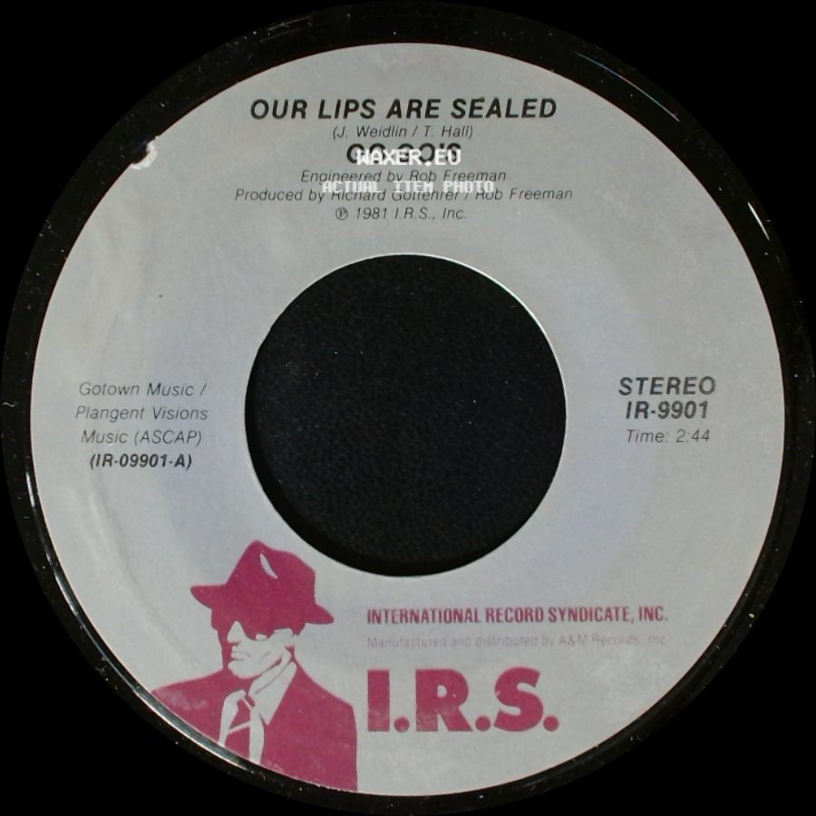 Go-Go's - Our Lips Are Sealed / Surfing And Spying side A