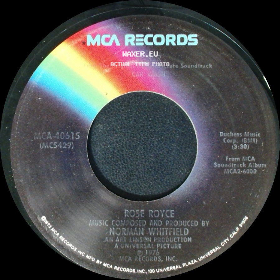 Rose Royce - Unknown Title A / Car Wash side A