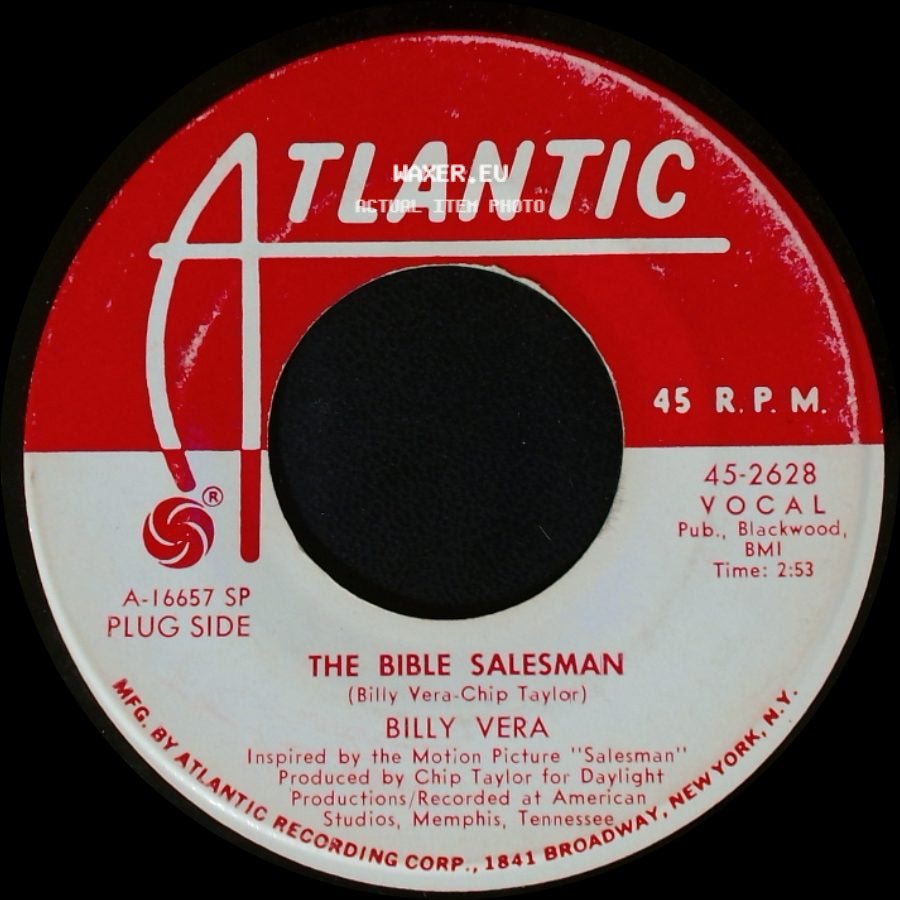 Billy Vera - The Bible Salesman / Are You Coming To My Party side A