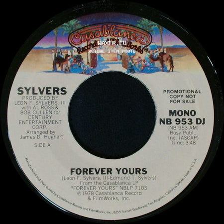 Sylvers - Forever Yours / Forever Yours side A