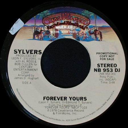 Sylvers - Forever Yours / Forever Yours side B