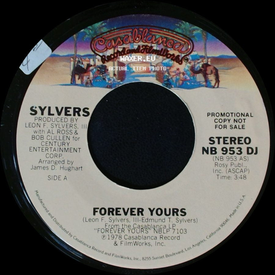 Sylvers - Forever Yours / Forever Yours side B