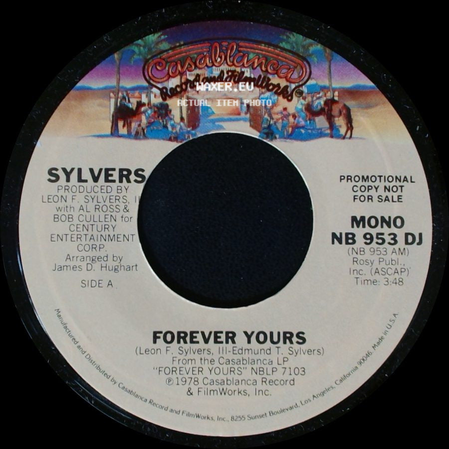 Sylvers - Forever Yours / Forever Yours side B
