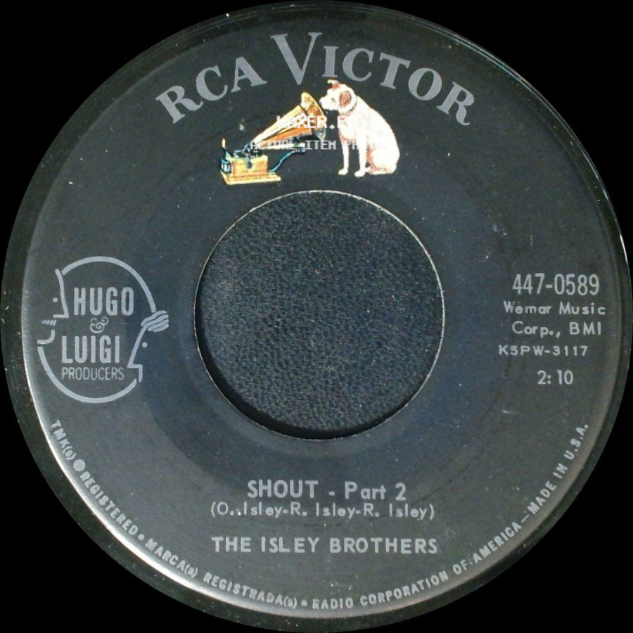 The Isley Brothers - Shout - Part 1 / Shout - Part 2 side B