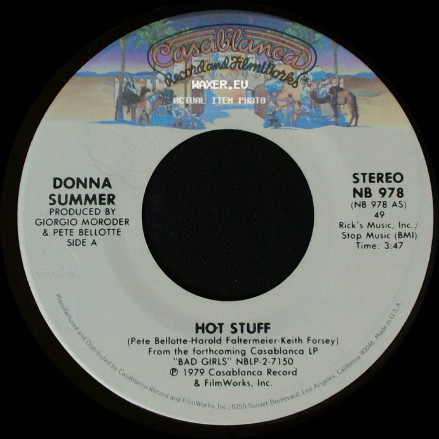 Donna Summer - Hot Stuff / Journey To The Centre Of Your Heart side A