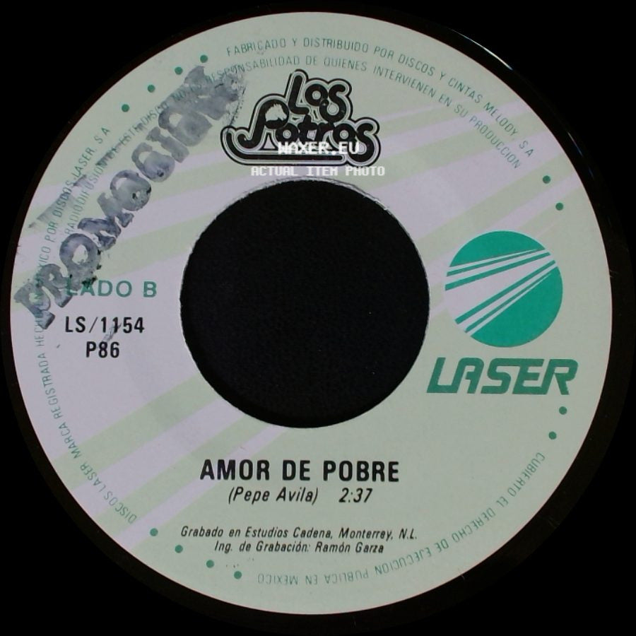 Los Rogers / Los Potros - R-1 / Amor De Pobre side B