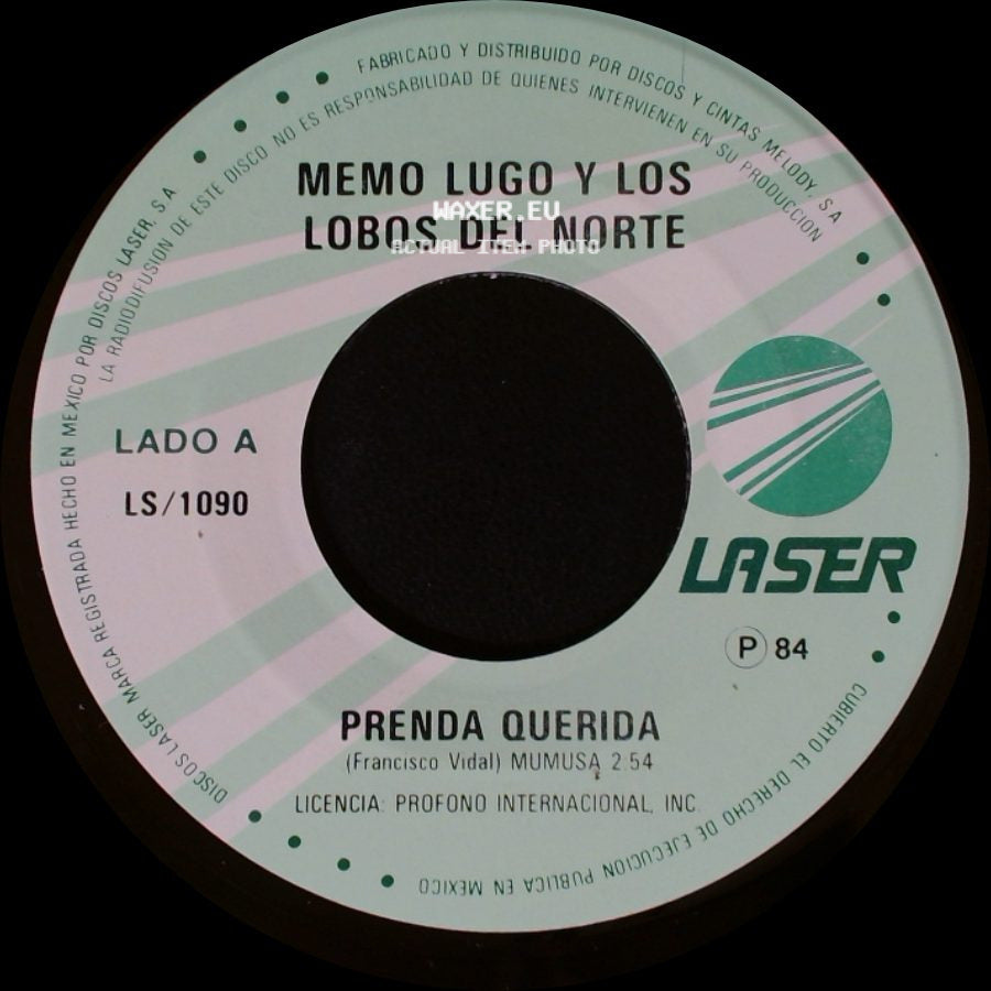 Memo Lugo Y Los Lobos Del Norte - Prenda Querida / Cuando Se Acabe Tu Orgullo side A