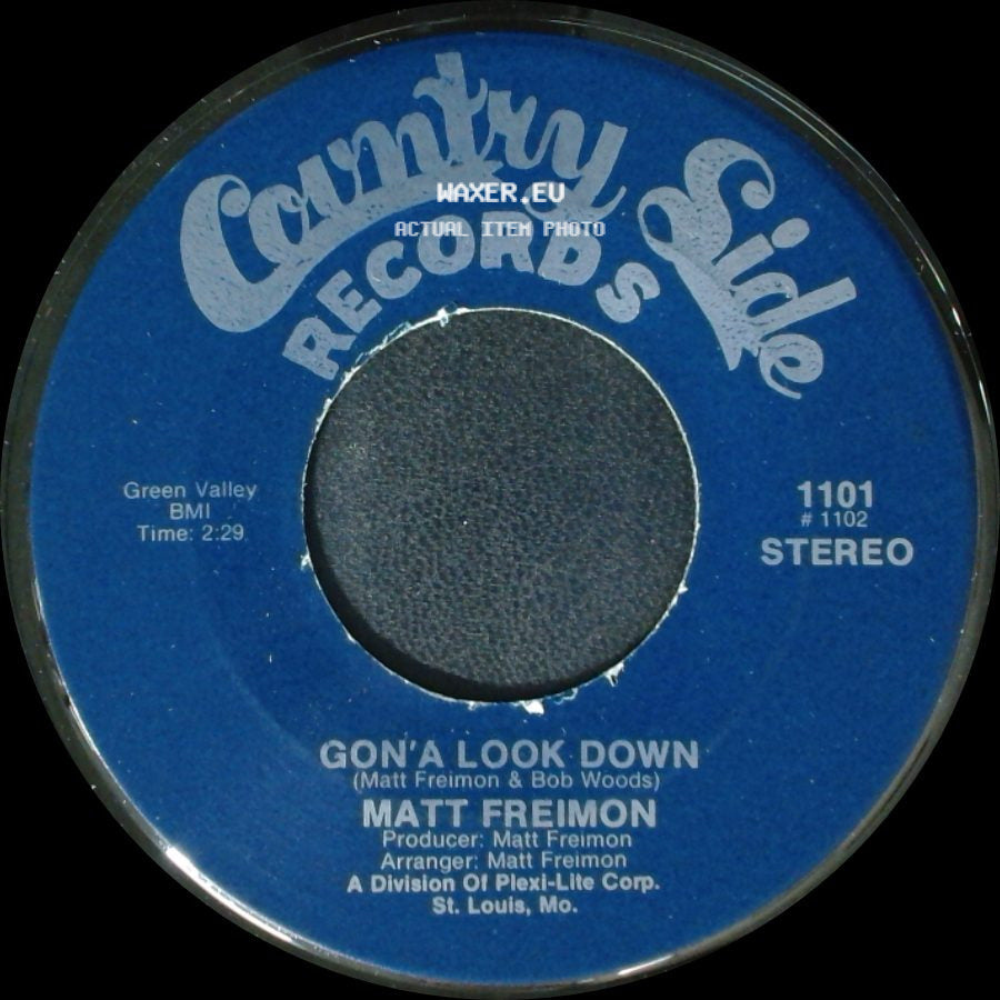 Matt Freimon - You Are My Sunshine / Gon'a Look Down side B