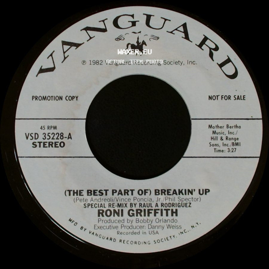 Roni Griffith - (The Best Part Of) Breakin' Up / (The Best Part Of) Breakin' Up side A