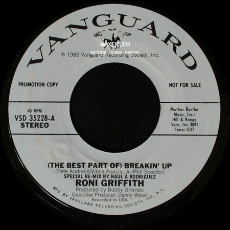 Roni Griffith - (The Best Part Of) Breakin' Up / (The Best Part Of) Breakin' Up side B