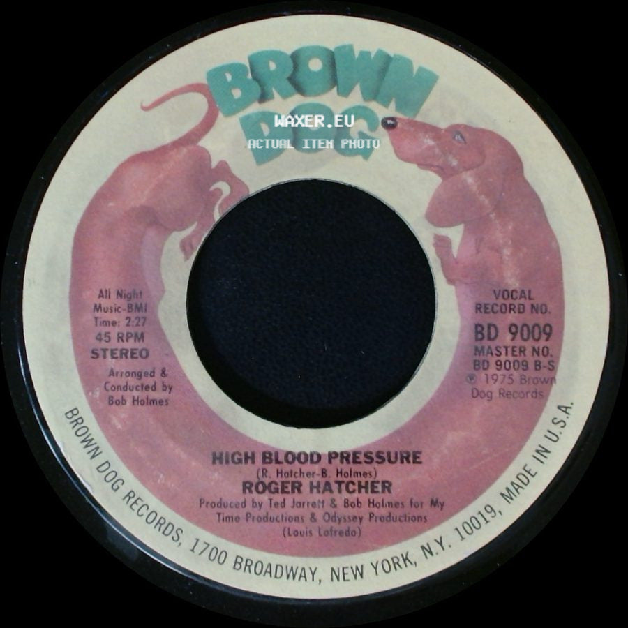 Roger Hatcher - We Gonna Make It / High Blood Pressure side B