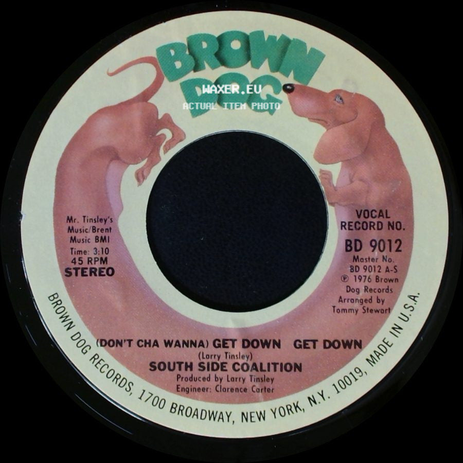 South Side Coalition - The Power-Play / (Don't Cha Wanna) Get Down Get Down side B