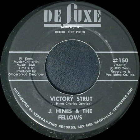 J. Hines & The Fellows - Camelot Time / Victory Strut side B